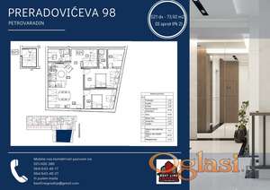 S21 - 73.92 m2 - DVOIPOSOBAN DUPLEX U IZGRADNJI! PRERADOVIĆEVA 98 - PETROVARADIN, NOVI SAD!